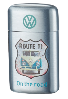 VW Volkswagen Metall Feuerzeug On The Road Türkis
