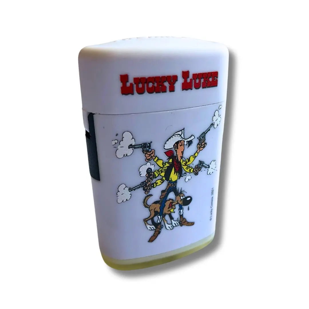 Atomic Sturmfeuerzeug Jetflame Lucky Luke Weiss Atomic Sturmfeuerzeug Jetflame Lucky Luke Weiss