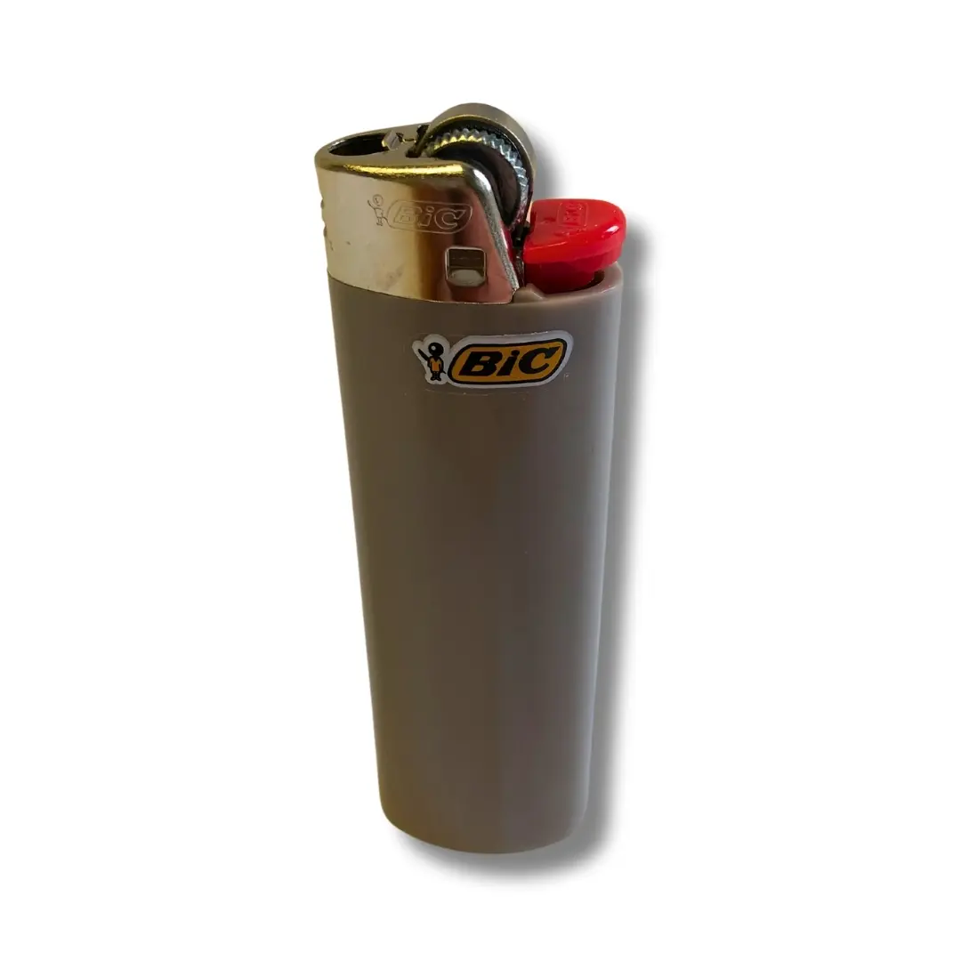 BIC Feuerzeug Maxi J26 Reibrad Grau BIC Feuerzeug Maxi J26 Reibrad Grau