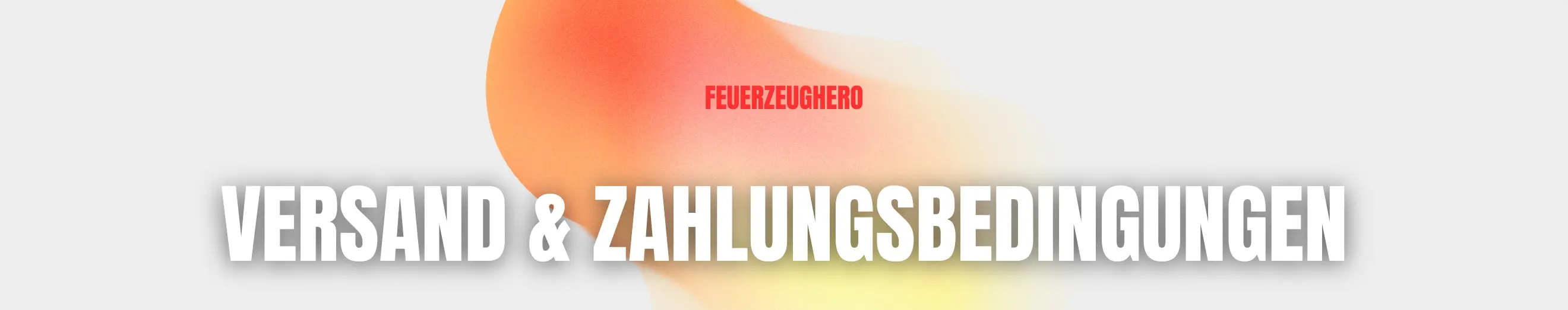 Versand Zahlungsbedingungen Banner Versand Zahlungsbedingungen Banner