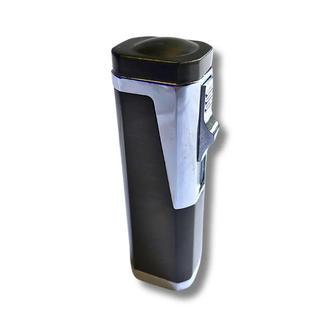 Zorr Sturmfeuerzeug Triple Jetflame Monza Grau