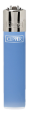 Clipper Feuerzeug Classic Solid Branded Blau