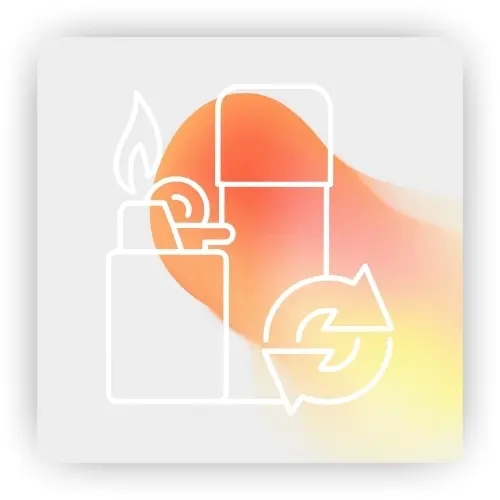 Feuerzeuggas Logo Icon Feuerzeuggas Logo Icon
