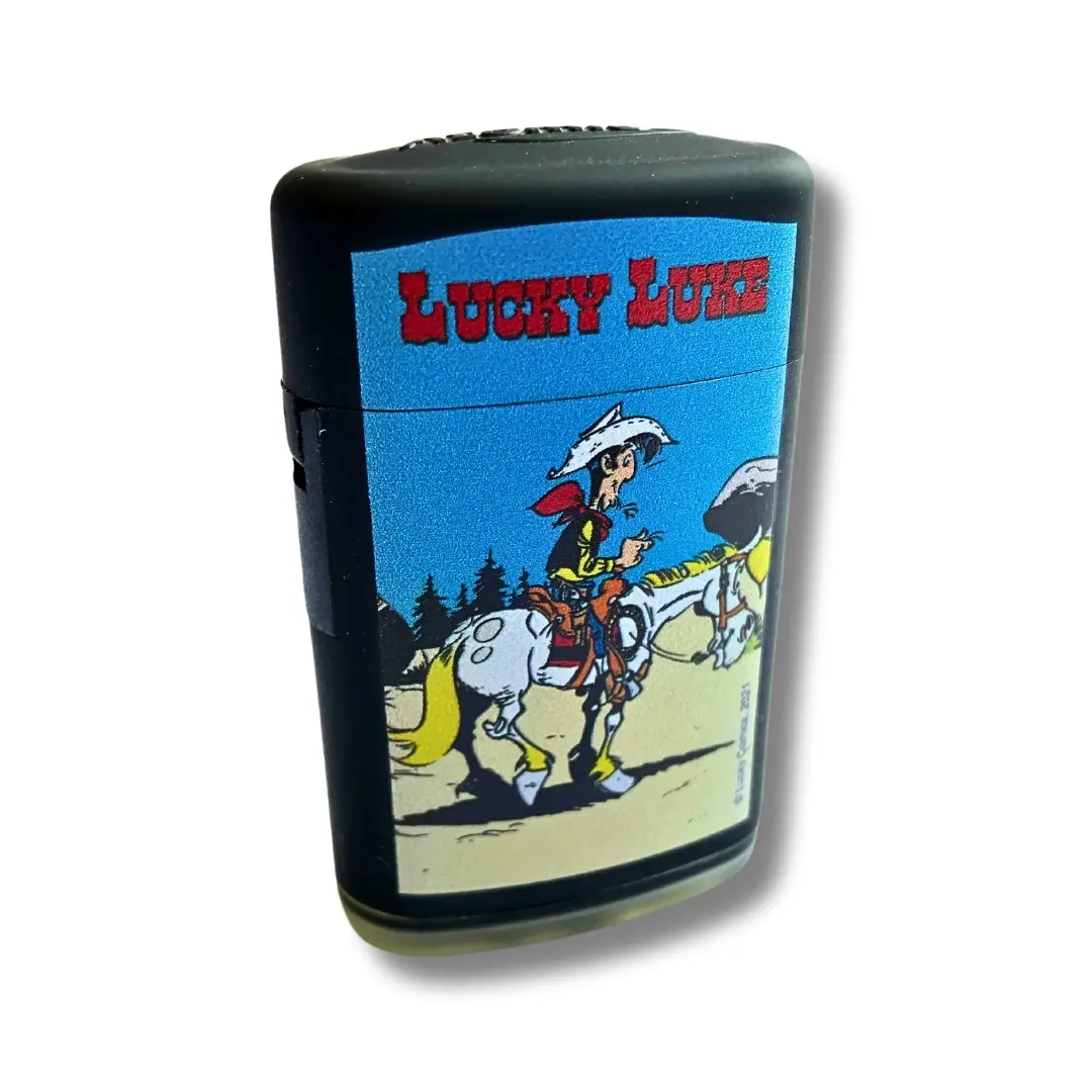 Atomic Sturmfeuerzeug Jetflame Lucky Luke Schwarz Atomic Sturmfeuerzeug Jetflame Lucky Luke Schwarz