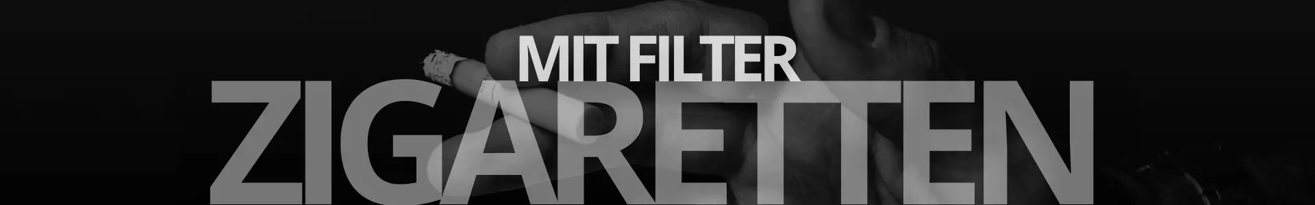 Zigaretten mit Filter Banner Web