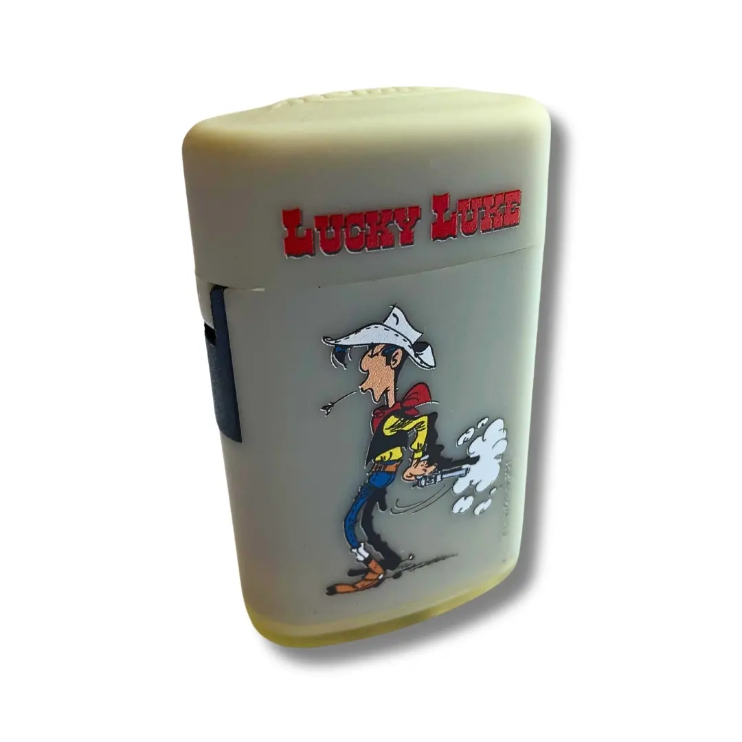 Atomic Sturmfeuerzeug Jetflame Lucky Luke Grau Atomic Sturmfeuerzeug Jetflame Lucky Luke Grau