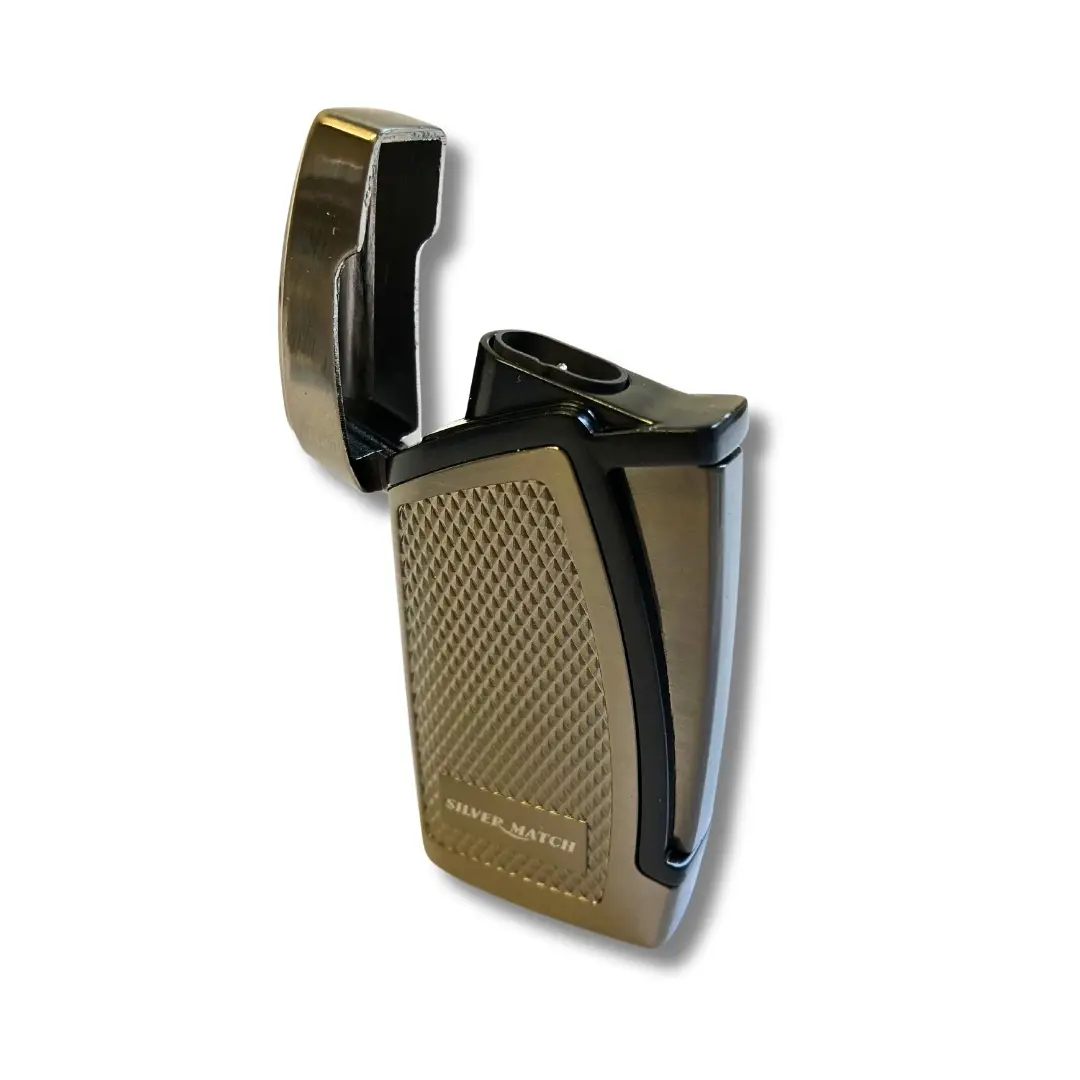 Silver Match Sturmfeuerzeug Double Jetflame Metall Silber Silver Match Sturmfeuerzeug Double Jetflame Metall Silber