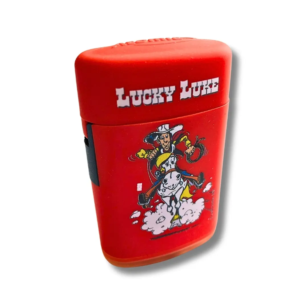 Atomic Sturmfeuerzeug Jetflame Lucky Luke Rot Atomic Sturmfeuerzeug Jetflame Lucky Luke Rot