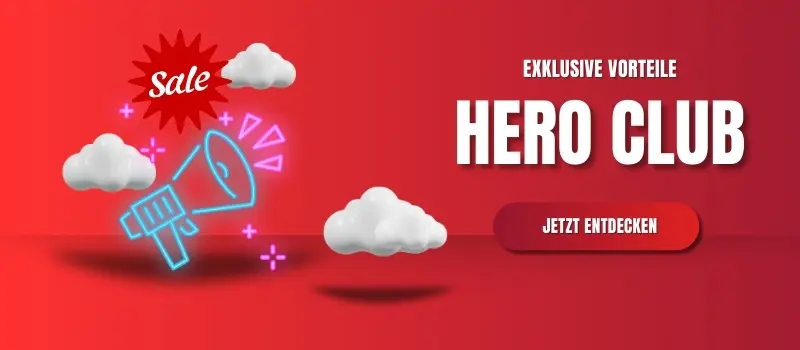 Feuerzeug Hero Club Mobile Banner