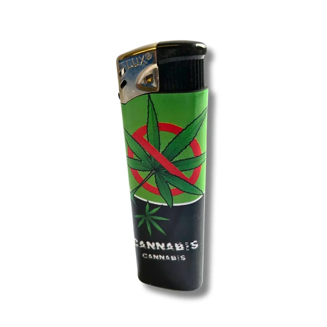 Lux Feuerzeug Elektro Cannabis Blatt No 2 Lux Feuerzeug Elektro Cannabis Blatt No 2