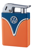 VW Volkswagen Metall Feuerzeug Tank Orange Blau