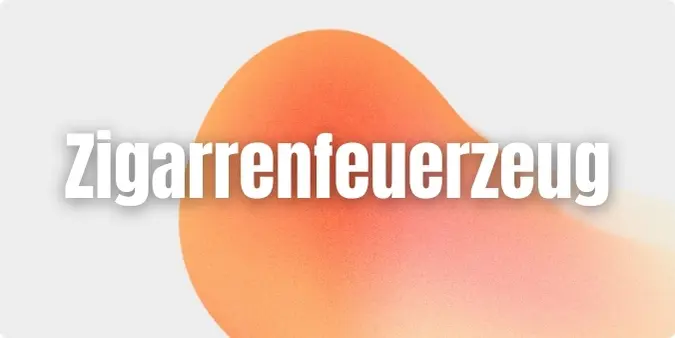 Zigarrenfeuerzeug Icon